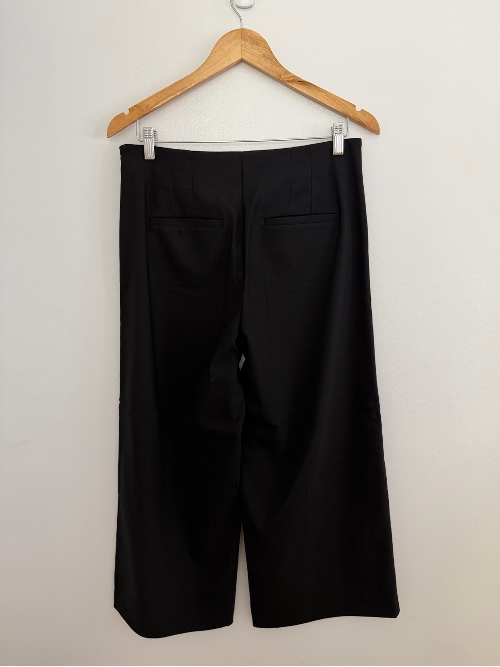 LOFT Black Wide-Leg Dress Pants